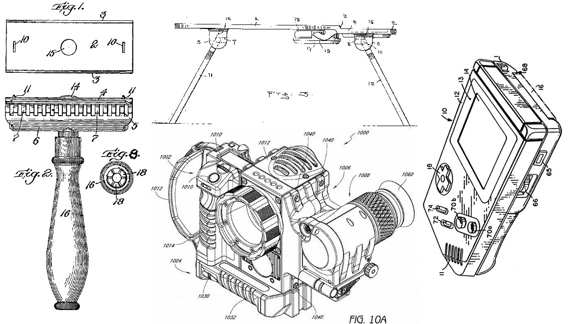 Examples of Patent Drawings 1904 - 2017